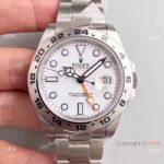 1:1 Replica Rolex Explorer II 42mm White Dial NOOB V7 Swiss 3187 Movement